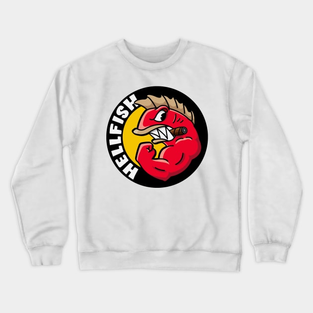 HELLFISH - Pocket Crewneck Sweatshirt by Rock Bottom